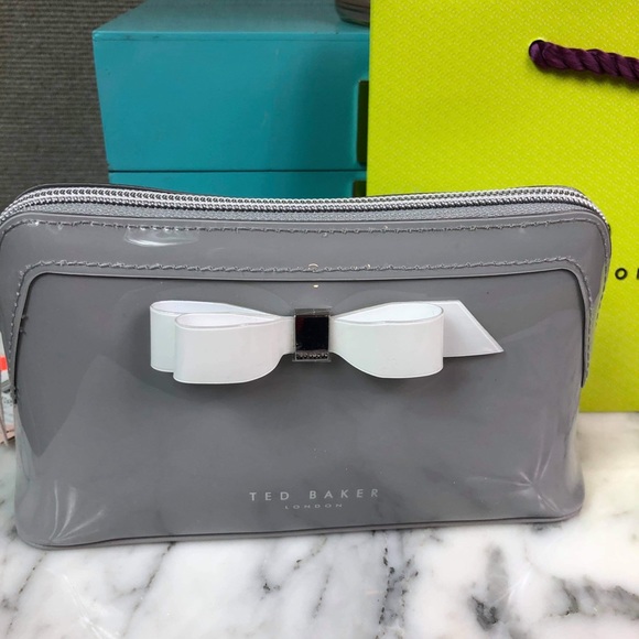 NWT TED BAKER Cahira Bow Makeup Bag Cosmetic Case - Picture 12 of 13